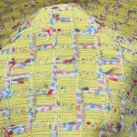 Tissu en tweed à motifs colorés automne-hiver 410G-adapté à la fabrication d'oreillers de robe