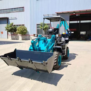 Baru empat roda dua ujung terintegrasi menggali dan penggalian muatan cepat konstruksi kecepatan Backhoe <span class=keywords><strong>Loader</strong></span> - Product Image 6
