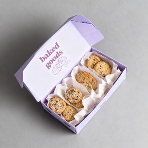 Caja de Papel <span class=keywords><strong>para</strong></span> Llevar Comida, Reciclable, Económica, Impresa por Ambos Lados, <span class=keywords><strong>para</strong></span> Postres, Galletas, <span class=keywords><strong>Donas</strong></span>, Chocolate, Pan - Product Image 2