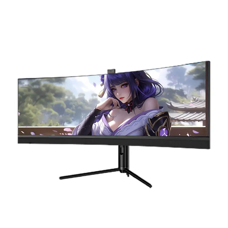 Tela curva para computador PC 1500R, monitor de jogos de alta qualidade de 45 polegadas, 44.5 polegadas, 120Hz