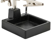 90mm Help Hand Magnifier With Soldering Stand Magnifying Glass 3x Auxiliary Clip Magnifier For Welding Detection Jewelry Loupe