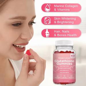 Suplementos Dietéticos Blanqueadores con Glutatión, Favorecen el Cuidado de la Piel y los Antioxidantes, Gomitas de Marca Propia que Contienen Colágeno - Product Image 3