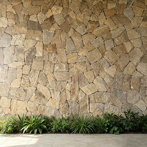 Revêtement mural extérieur en pierre naturelle, pierre bruite aléatoire, ardoise rouilleuse pour revêtement de façade intérieur et extérieur - Product Image 5