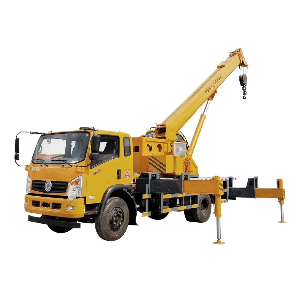 Loading 10/12/16/25 Tons Boom Arm 4x4 Crane Hydraulic Truck Cranes Price truck mounted mini crane truck for sale