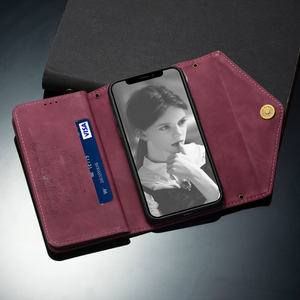 Tarjetero de lujo con cremallera, Cartera de cuero con tapa para <span class=keywords><strong>Samsung</strong></span> S20 Note20 plus Ultra - Product Image 2