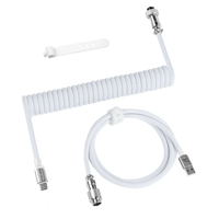 Cable en espiral ATTACK SHARK C01PRO con conector piloto extraíble para teclados mecánicos