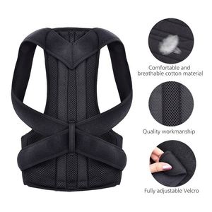 Hot Sale Adjustable Breathable <b>Back</b> Support Belt Posture Corrector Relieves Neck Shoulder Pain <b>Back</b> <b>Brace</b> - Product Image 5