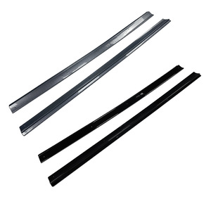 Mercedes-Benz E-Class W213 Side Skirts 2016-2023 Piano Black Carbon Fiber Texture ABS Body Kit Modification - Product Image 5