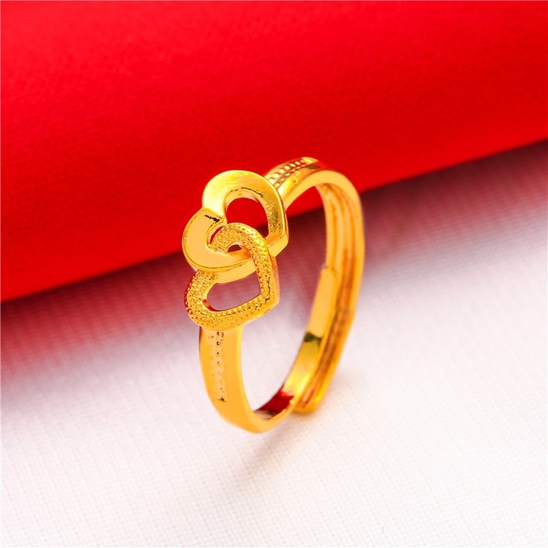 Bague blanche pour femme, taille 10, ouverture ajustable