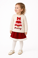 Pull-over personnalisé avec logo pour enfants, tricoté, manches longues, col rond, Noël, mode décontractée, hiver, mélange de viscose, usine OEM & ODM