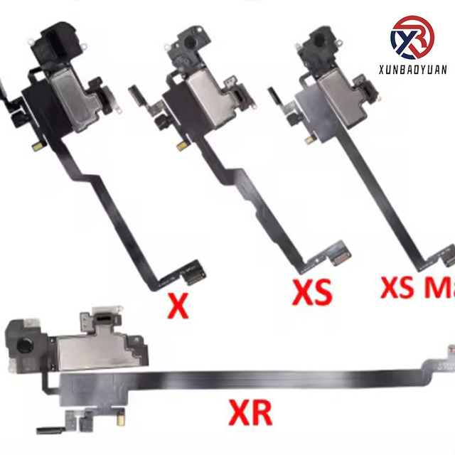 Replacement Earpiece and Flex Cable with Proximity Light Sensor for iPhone X XS 11 Pro Max XR