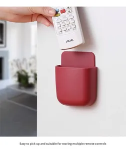 <strong>Storage</strong> Box TV Air Conditioner <strong>Remote</strong> <strong>Control</strong> <strong>Storage</strong> Box Wall-Mounted Bedside Mobile Phone Charging Shelf Modern No-Drill - Product Image 6
