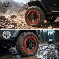 Jantes de camion 15x12 6x5.5, jantes 4x4 Beadlock forgées, adaptées aux Mustang F150 Bronco Prado FJ, jantes tout-terrain