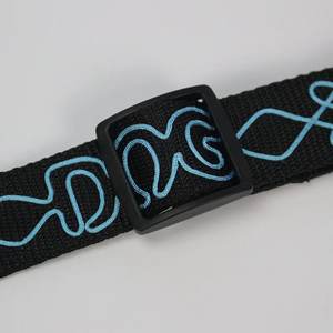 Petit Moyen Grand Motif Solide Rembourré Nuit Marche Rouge Bleu Nylon Rechargeable LED Collier de Chien - Product Image 6