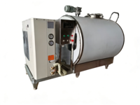 Réservoir de Refroidissement de Lait en Acier Inoxydable Extra Large 20000L, Réfrigération Rapide, Isolation Thermique, Stockage de Lait Brut en Vrac pour Grandes Exploitations Laitières