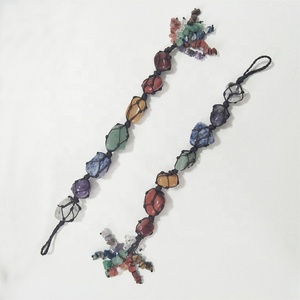 Pendule en cristal naturel <span class=keywords><strong>7</strong></span> chakra suspendu pour décoration de voiture, vente en gros - Product Image 4