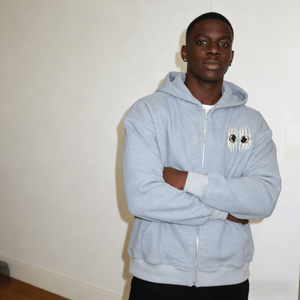 Wholesale Custom Blank 450gsm Vintage Winter Heavyweight French Terry Oversized Hooded <b>Sweatshirt</b> Essential <b>Embroidery</b> Puff - Product Image 1