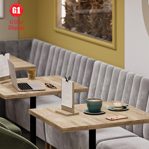 Mostrador de Exhibición de Madera para Panadería, Muebles de Exhibición de Lujo Personalizados para Panadería, Estanterías para Panadería, Decoración Interior de Madera para Panadería - Product Image 5