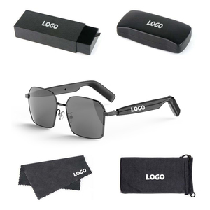 Custom OEM ODM Object Recogni Navigation Driving Cycling Sports Music Live Photo Taking <b>Camera</b> Sunglasses Audio AI Smart Glasses - Product Image 1