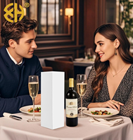 Boîte cadeau artisanale sur mesure, boîte à vin en forme de coquille, emballage de luxe, boîte cadeau noire, emballage cadeau pour l'envoi postal