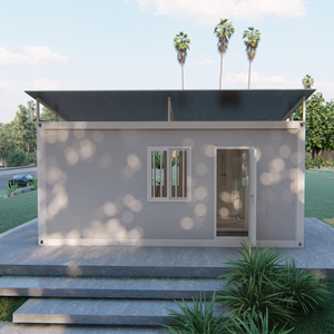 20フィート 40フィート ソーラー発電 モジュラースチール プレハブコンテナハウス オフィス ヴィラ ホテル 店舗向け 高耐久サンドイッチパネル建築 - Product Image 3