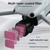 Kit de filtres ND CPL pour Air 3 (ND8, ND16, ND32, ND64) – Anti-pollution lumineuse, polarisant, protection de l'objectif, filtre en verre HD, accessoire