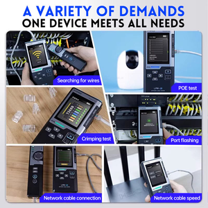 FNIRSI LPM-10A POEテスター多機能干渉防止ネットワーク速度およびケーブル長検出器NCVラインテスター装置 - Product Image 5