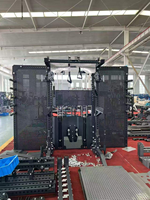 BW 3D Smith Machine Multi-fonctionnelle, Cage de musculation, Équipement de fitness commercial avec système de tirage par câble intégré pour entraînement de force