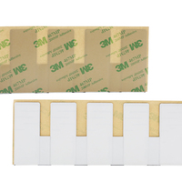 Étiquette RFID UHF PET flexible personnalisée pour l'identification des actifs industriels et les paiements hôteliers 860-960 MHz ISO18000-6C Mini-étiquette étanche longue portée