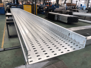 Factory Price Perforated Cable <b>Tray</b> Custom Ventilated Cable Trunking with ISO CE Certificate - Product Image 2