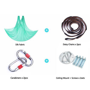 Hamac de yoga aérien 5*2.8m, trapèze, sangles d'extension anti-gravité, nylon, exercice, hamac de yoga aérien - Product Image 5