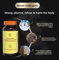 Toptan Etiketli-Özelleştirilebilir OEM Erkek Performans Arttırıcı Tabletler Siyah Trüf Mantarı Polygonatum Ginseng Peptidi ile Kemikleri Güçlendirir