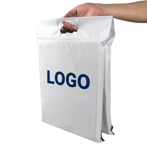 ถุงพลาสติกหูหิ้วแบบกำหนดโลโก้และขนาดได้, ถุงบรรจุภัณฑ์สำหรับขนส่งแบบหนาพิเศษ, ถุงสำหรับจัดส่งสินค้าอีคอมเมิร์ซ - Product Image 1