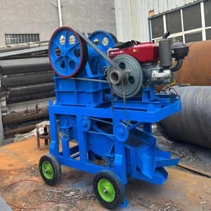 Мобильная дробилка для золотой и медной руды, малая портативная щековая дробилка для горнодобывающей промышленности, дробилка для камня и горных пород - Product Image 1