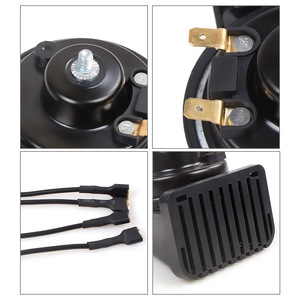 Klaxon de voiture Crastp 12V 4 Ohm, haute et basse fréquence, pour voiture et moto - Product Image 4
