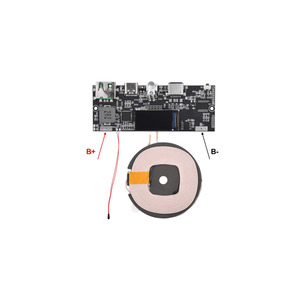 Taidacent Màn hình màu 22.5 W sạc nhanh cổng kép <span class=keywords><strong>QC</strong></span> PD sạc nhanh ngân hàng điện không dây mô-đun DIY 22.5 Watt sạc <span class=keywords><strong>PCB</strong></span> - Product Image 2