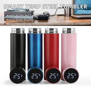 Intelligent Temperature Measurement 304 Stainless Steel <b>Thermos</b> Meeting Business Gifts Vacuum Straight <b>Cup</b> 6-12 Hours Thermal - Product Image 2