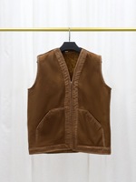 CCY 2026 Vêtements Islamiques Thobe Homme Musulman Épais et Chaud en Fausse Fourrure de Daim, Cape Homme Hiver, Gilet Islamique Thobe, Vestes pour Femmes
