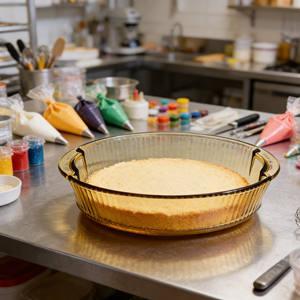 <span class=keywords><strong>Bandeja</strong></span> para Hornear de Vidrio de Borosilicato Grueso, Resistente, Apta para Lavavajillas, Ovalada, para Uso en <span class=keywords><strong>Horno</strong></span> - Product Image 6