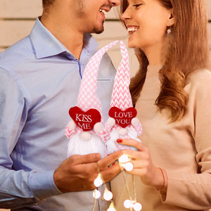 Muñeco Gnomo de San Valentín DAMAI de 20 CM, Decoración de Peluche con Corazón para el Hogar, Artículos para Fiestas Festivas - Product Image 2
