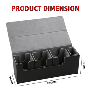 Torson 270+ Trading Card Game <strong>Deck</strong> Box Premium Playing Cards Board Game Storage Solution - Product Image 5