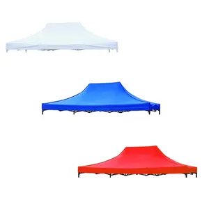 Canopy Lều Mái Che Tấm 10X10 Gazebo Pop Up Các Bộ Phận Thay Thế Không Thấm Nước Red Blue PVC Tent Cover