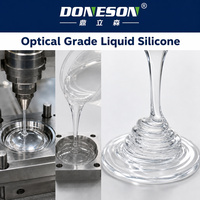 Caoutchouc de silicone liquide de qualité optique, stable aux UV, conforme RoHS et REACH, pour le moulage par injection de lentilles LED et de composants optiques