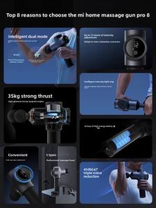 <span class=keywords><strong>Pistolet</strong></span> de massage en <span class=keywords><strong>silicone</strong></span> Mijia Fascia Gun <span class=keywords><strong>Pro</strong></span>, 35 kg de force de poussée, double mode, 12 niveaux d'intensité réglable, multifonctionnel, professionnel - Product Image 6