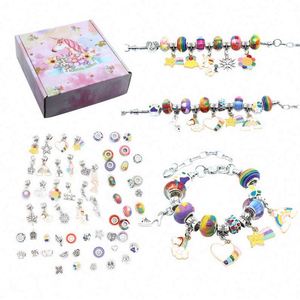 Hot Selling Children's PUZ/PZG DIY Handmade Beaded Bracelet with Jewelry <b>Box</b> Storage for Girl's Birthday Party School <b>Gift</b> Set - Product Image 2