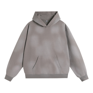 400 Grams Vintage Whosale Oversize <b>Drop</b> Shoulder Sweatshirt Custom Design Acid Washed Heavy Weight Cotton French Terry Hoodies - Product Image 3