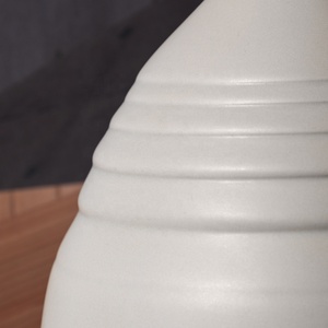 Merlin Living moderne mat nordique Vase décor blanc en céramique Vase à fleurs décoratif col étroit grand Vase Design pour la décoration intérieure - Product Image 4