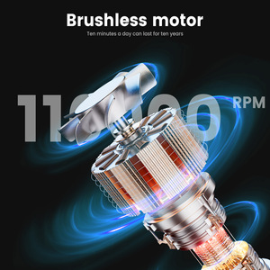 Secador de Pelo Iónico de Alta Velocidad, 110000 rpm, 1600 W, Potente, con 2 Mil Millones de <span class=keywords><strong>Iones</strong></span> <span class=keywords><strong>Negativos</strong></span>, Súper Ligero y Silencioso, <span class=keywords><strong>para</strong></span> Salón, Hotel, Hogar y Viajes - Product Image 5
