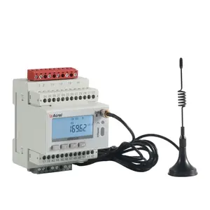ADW300-4G 4G Gsm Draadloze Din Rail Stroommeter Sms Alarm Voor Energiebeheersysteem