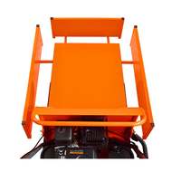 Mini-dumper sur chenilles Sinolink 300 kg à essence, chariot à chenilles facile à contrôler avec garantie d'un an
